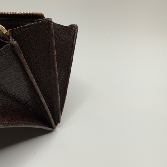 Louis Vuitton Portefeuille Sarah Damier Wallet Ebene Brown | Women’s | Used | - Picture 12 of 15